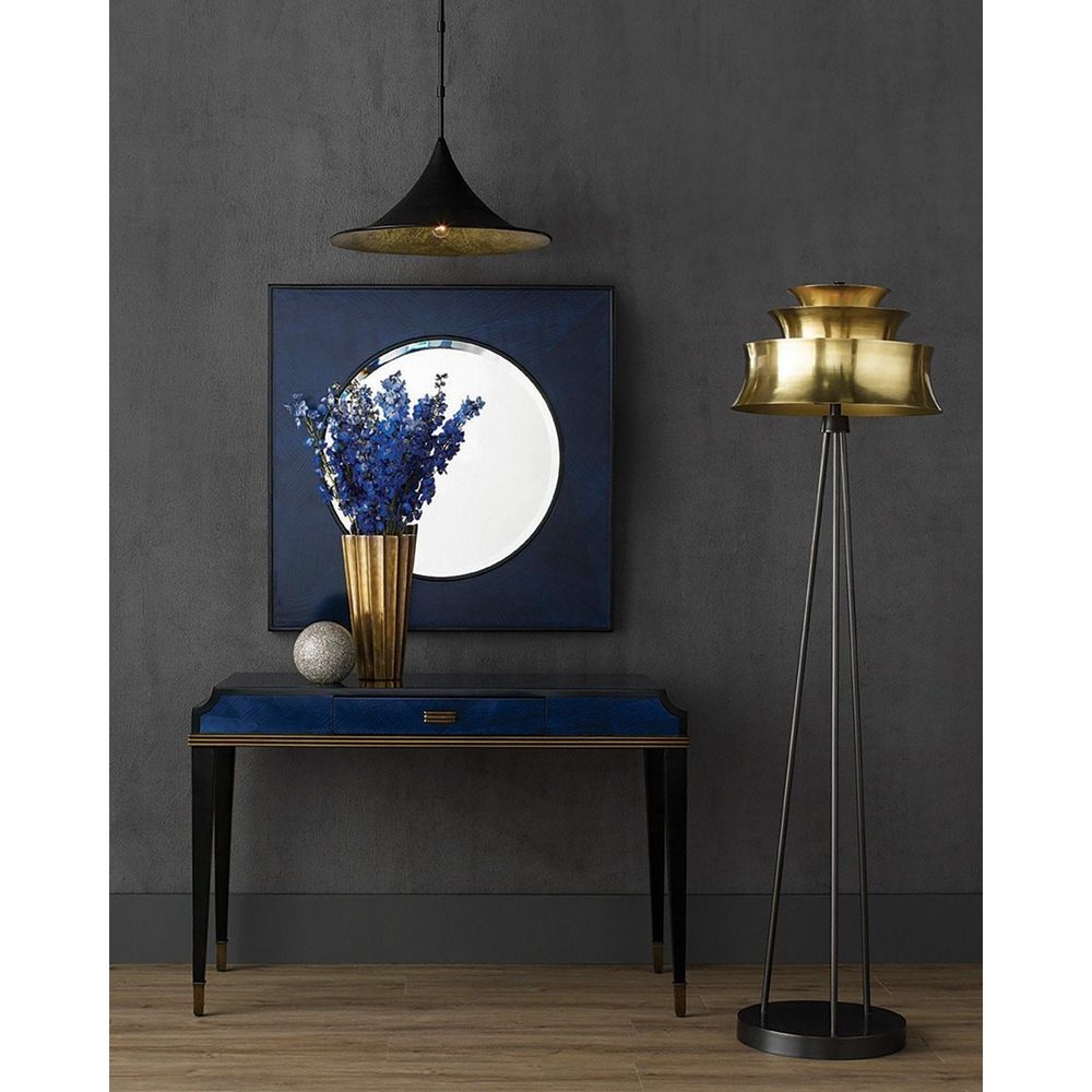 Kallista Square Blue Mirror