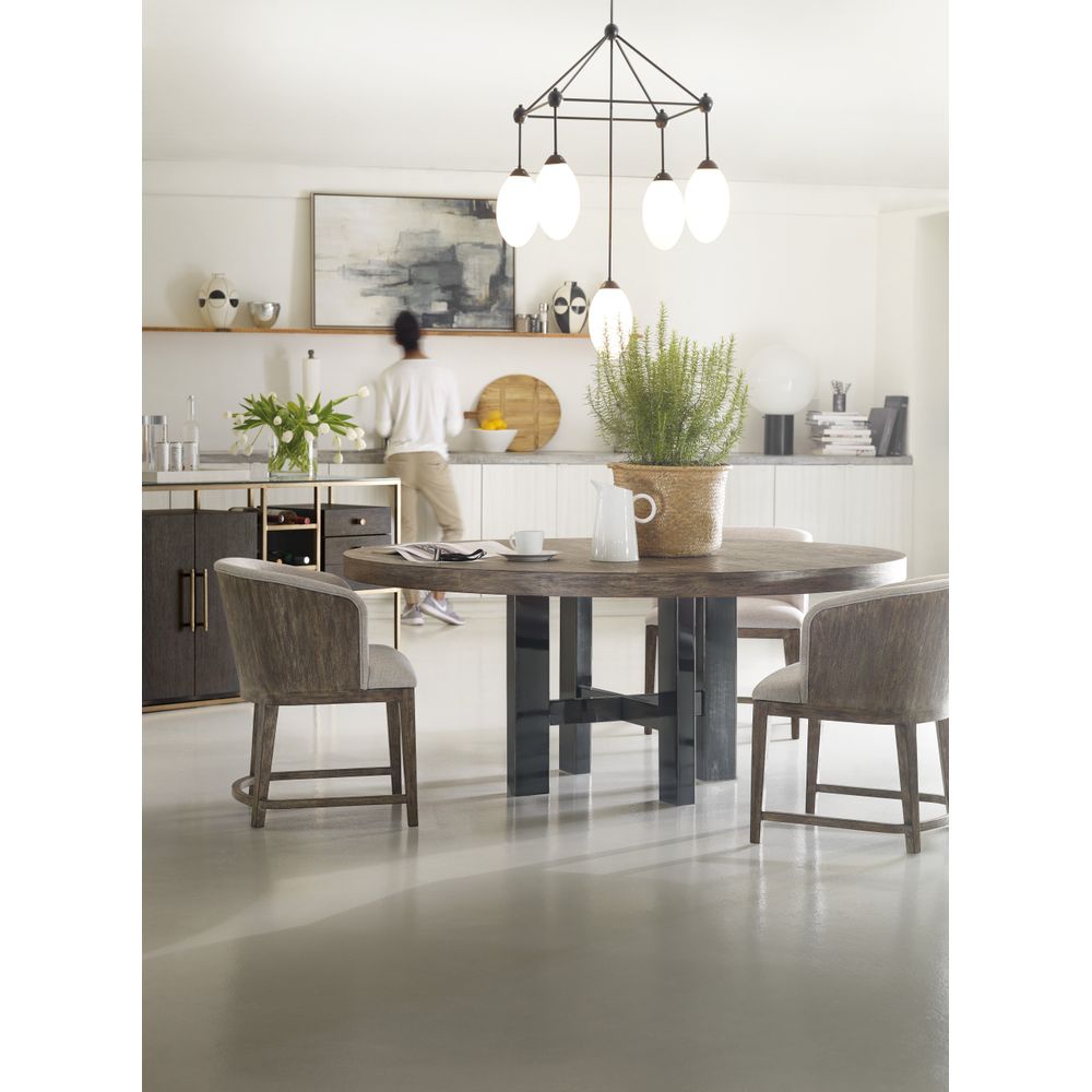 Curata 72" Premium Round Dining Table - Open Box