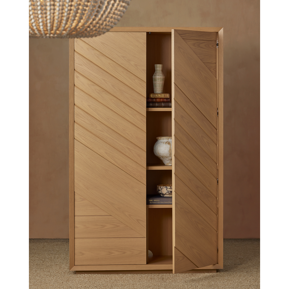Margot Natural Oak Storage Cabinet