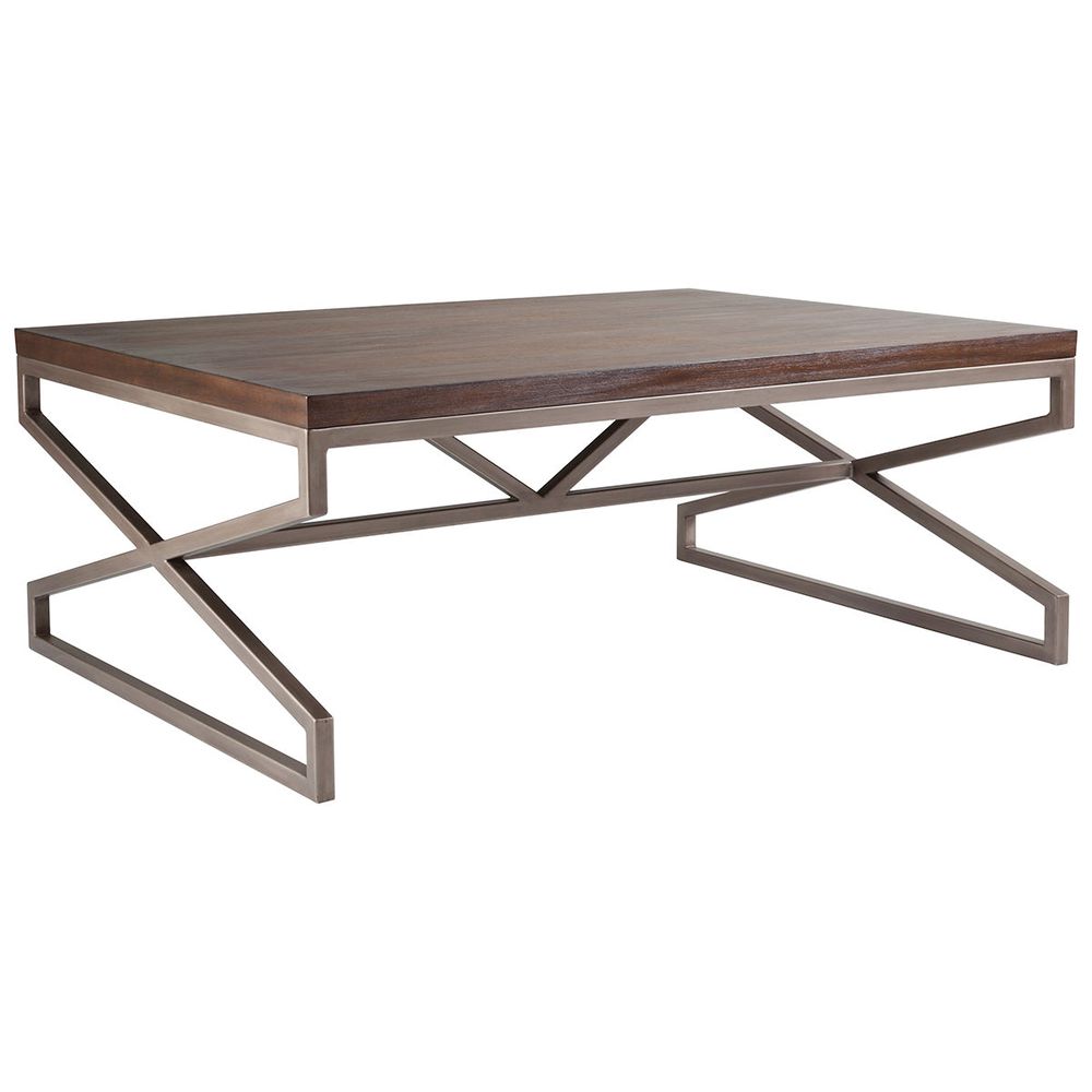 Edict Rectangular Cocktail Table - Marrone