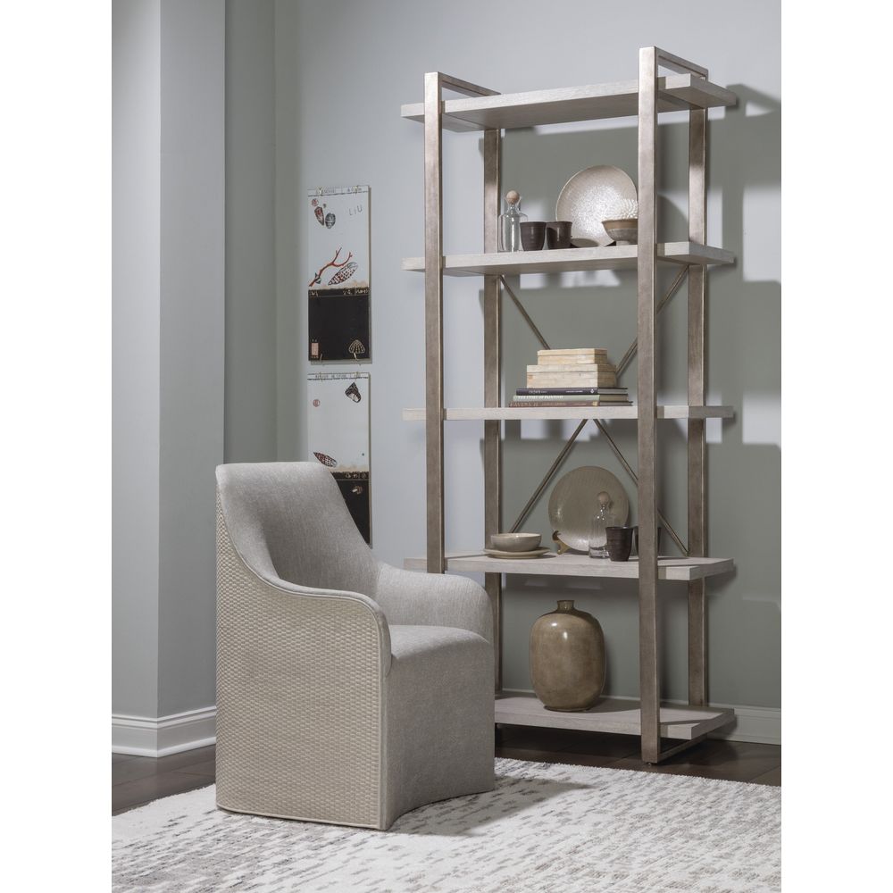 Riley Woven Arm Chair - Antiqued White