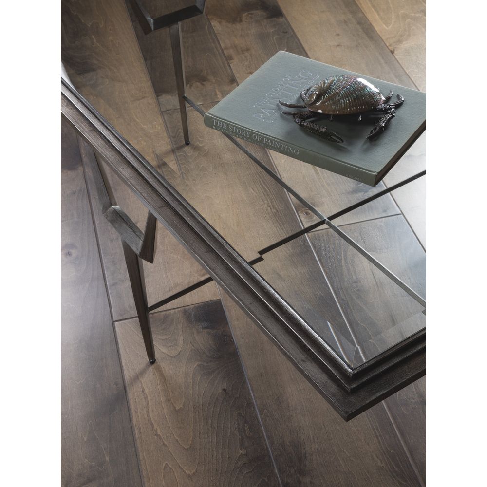 Voila Rectangular Cocktail Table - Silver Leaf