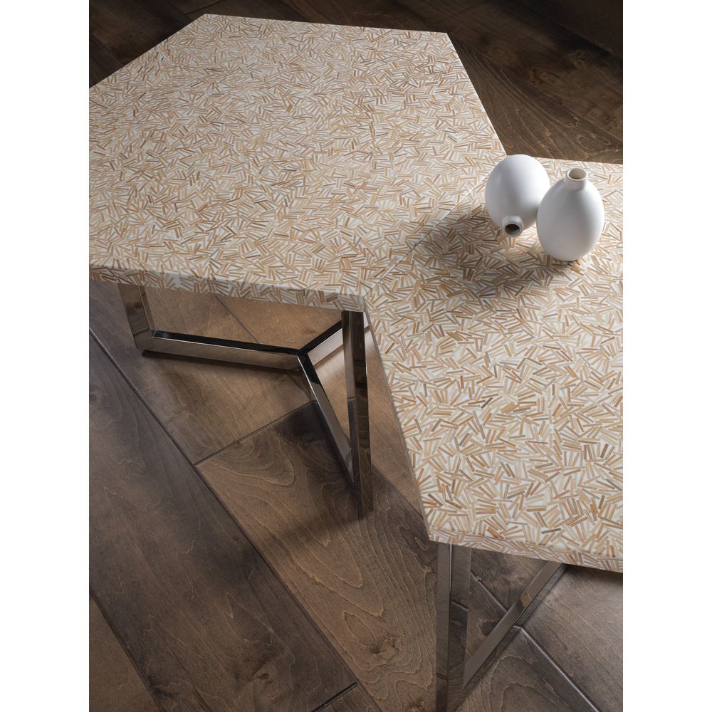Inamorata Hexagonal Cluster Bunching Table - Stainless Steel