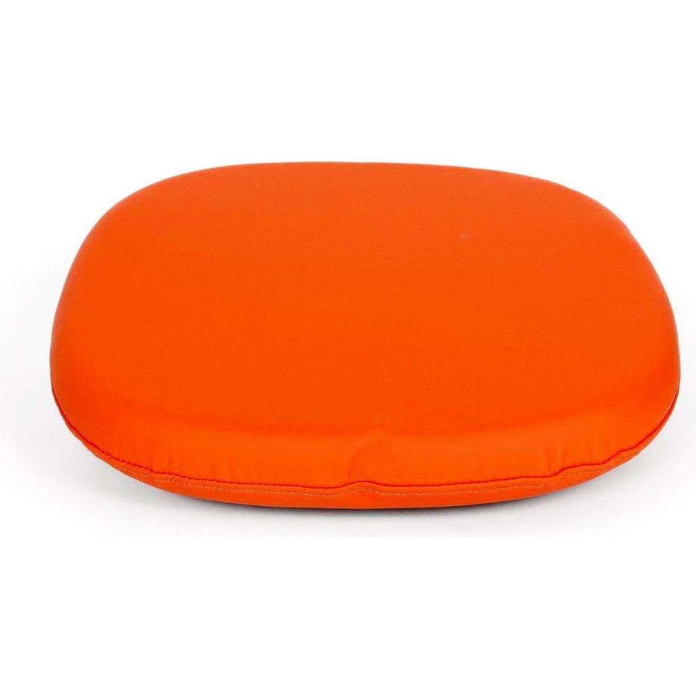 Pedestal Side Chair Cushion-France & Son-DC323CUSHIONBLK-2-DecorOrange-4-France and Son