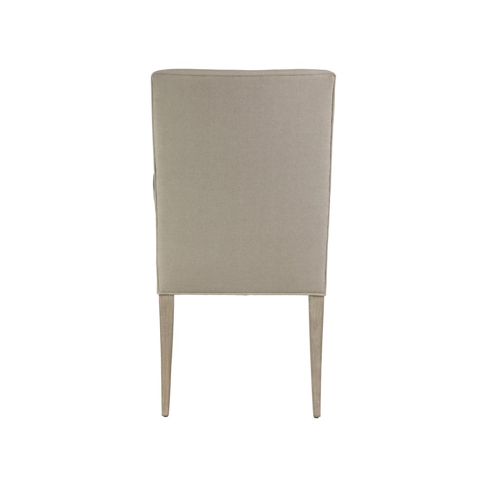 Madox Upholstered Arm Chair - Bianco