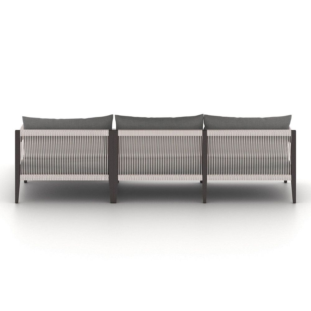 Sheffield Outdoor 2-Piece Sectional, Bronze - Right Chaise - Venao Charcoal