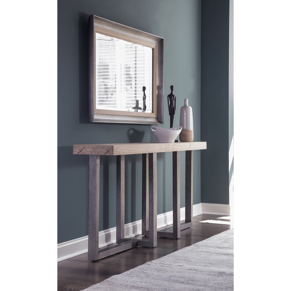 Verite Rectangular Mirror - Light Oak