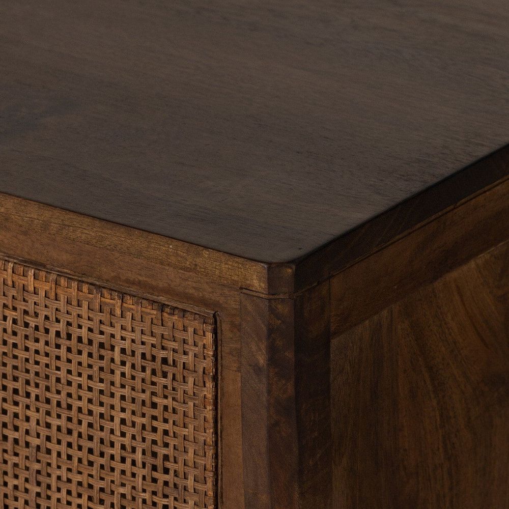Sydney 6 Drawer Dresser - Brown Cane 224923-003