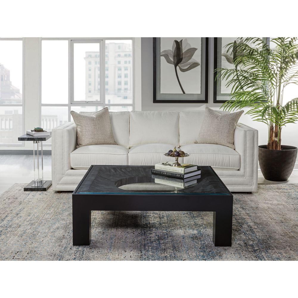 Elation Gray Square Cocktail Table - Gray