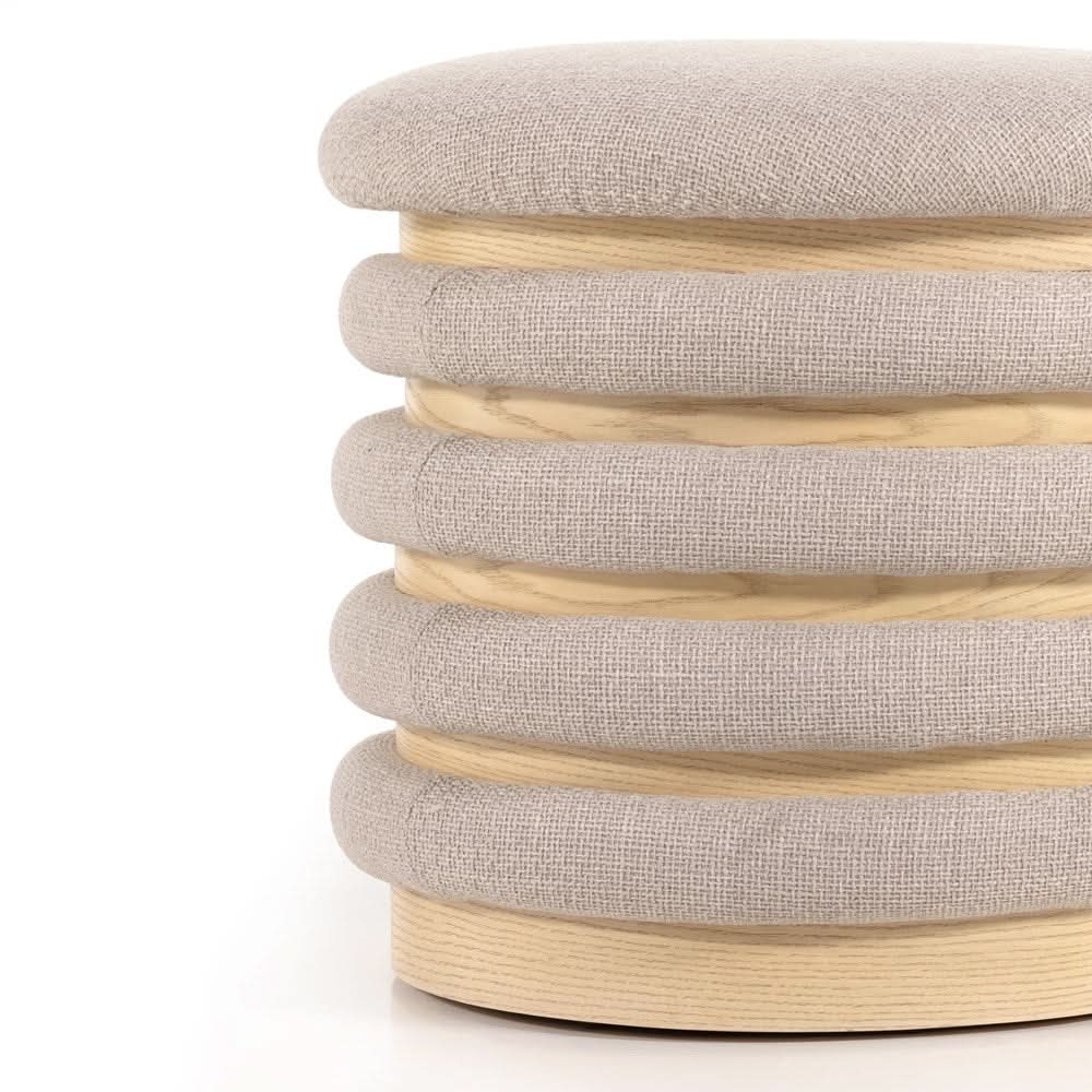 Astra Ottoman - 22" Gibson Taupe