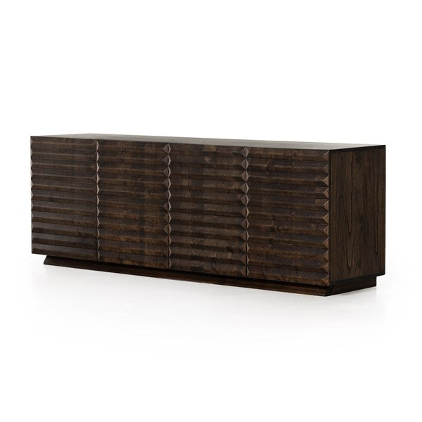 Tussac Media Console-Matte Brown Neem-Four Hands-FH-232367-001-Media Storage / TV Stands-6-France and Son