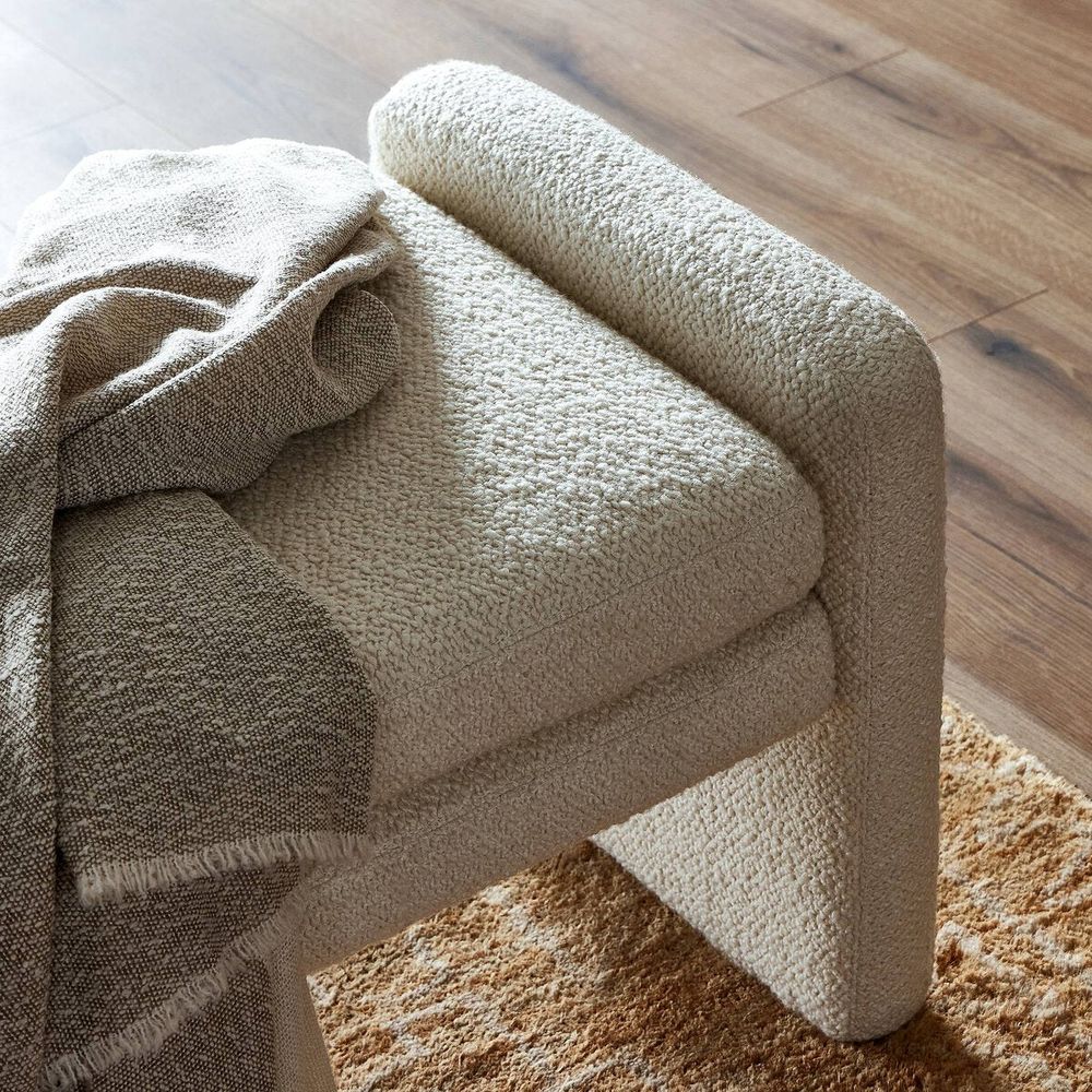 Bram Accent Bench - Durham Cream