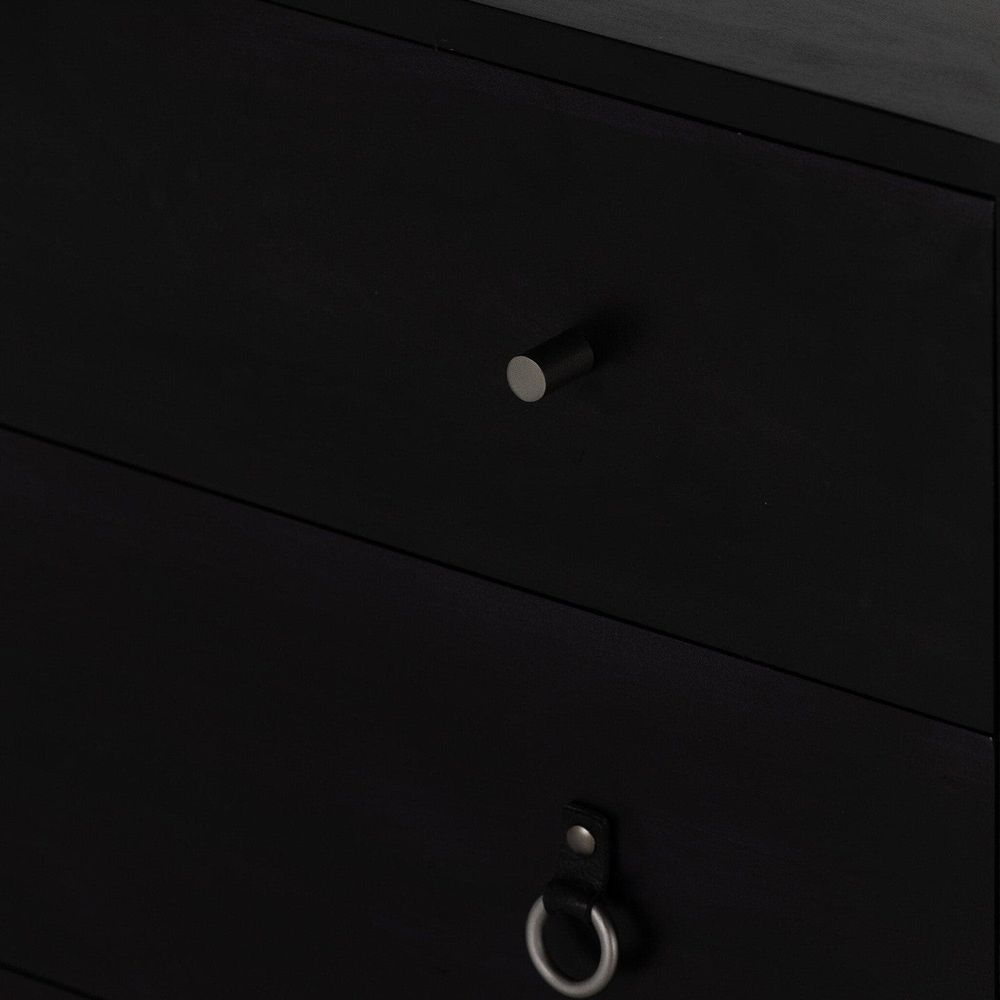 Isador 6 Drawer Dresser - Black Wash Poplar