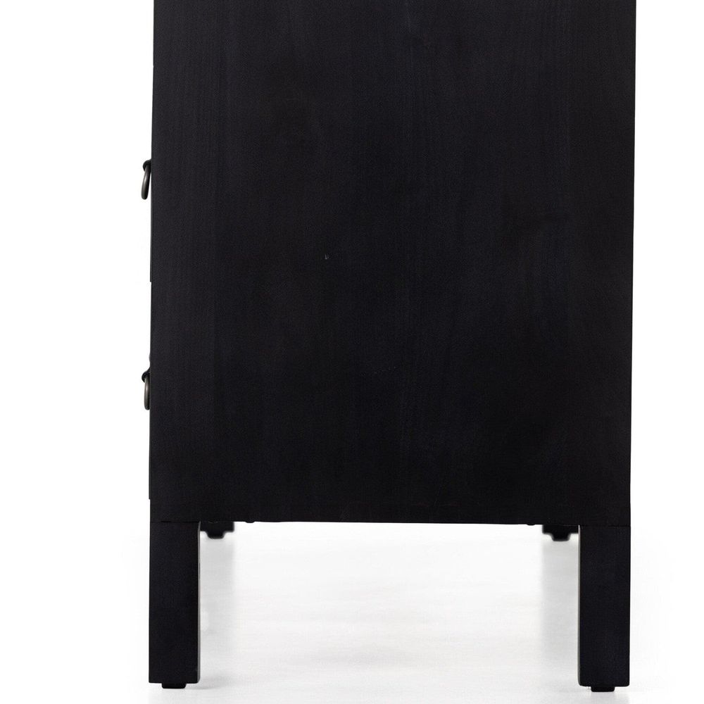 Isador 6 Drawer Dresser - Black Wash Poplar
