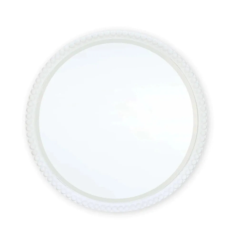 Cholet Round Mirror - Large-Bramble-BRAM-28118HRW-LDT-MirrorsArchitectural White-3-France and Son