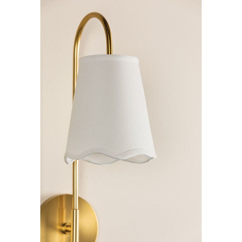 Dorothy - 1 Light Wall Sconce-Mitzi-HVL-H660101-AGB-Wall LightingAged Brass-2-France and Son
