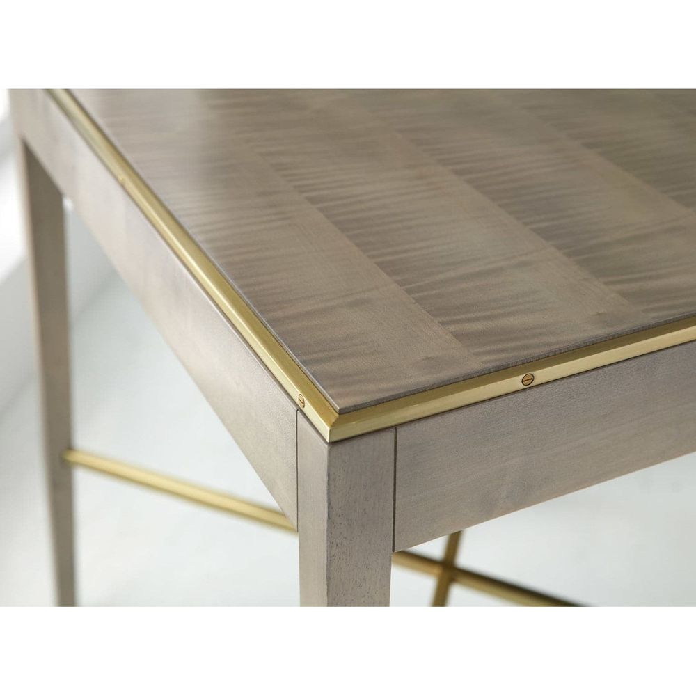 Side Tables Large Georgian End Table-Grey Sycamore