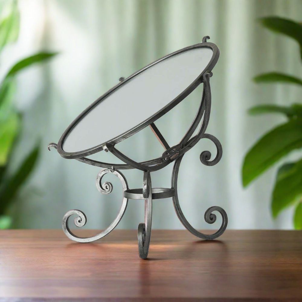 Hen-Feathers Garden Mirror