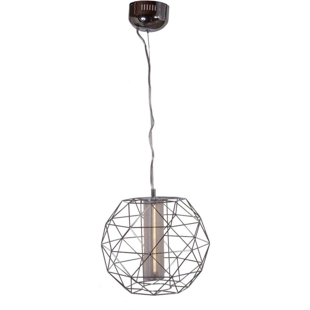 Wire Geode Pendant Lamp