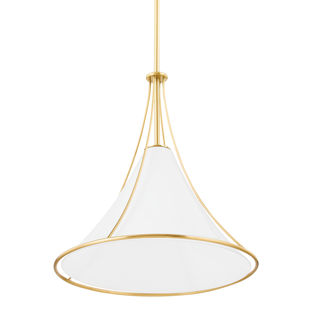 Madelyn 1 Light Large Pendant-Mitzi-HVL-H645701L-AGB-Pendants-1-France and Son