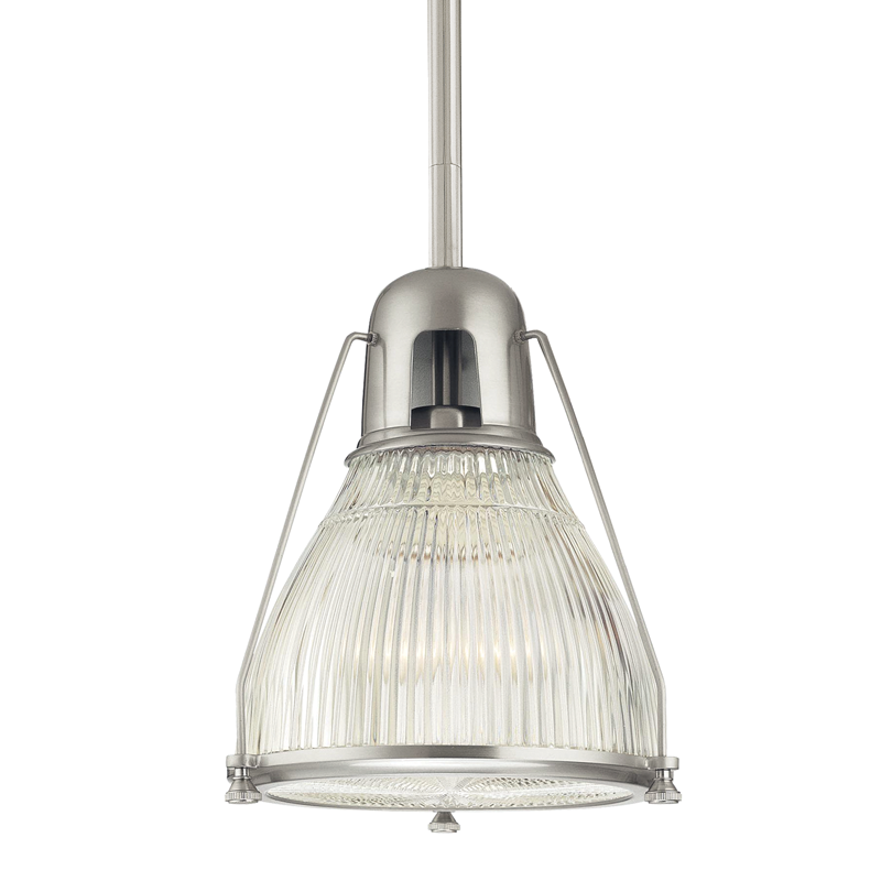 Haverhill 1 Light Pendant-Hudson Valley-HVL-7311-SN-PendantsSatin Nickel-4-France and Son