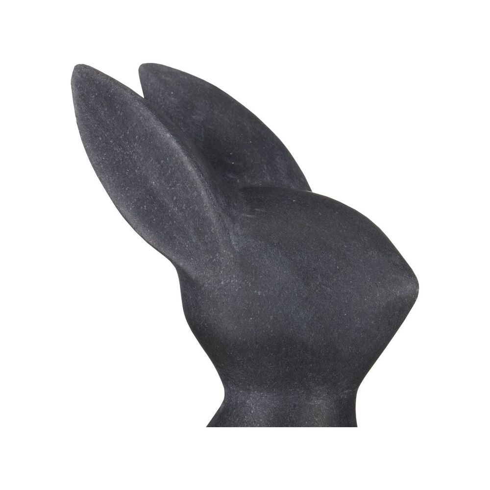 Decorative Objects Black Marble Rabbit