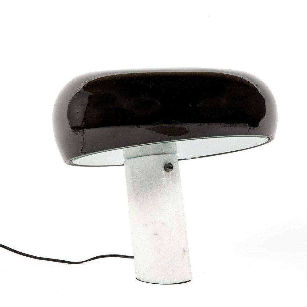 Mid-Century Modern Reproduction Snoopy Table Lamp Inspired by Achille Castiglioni