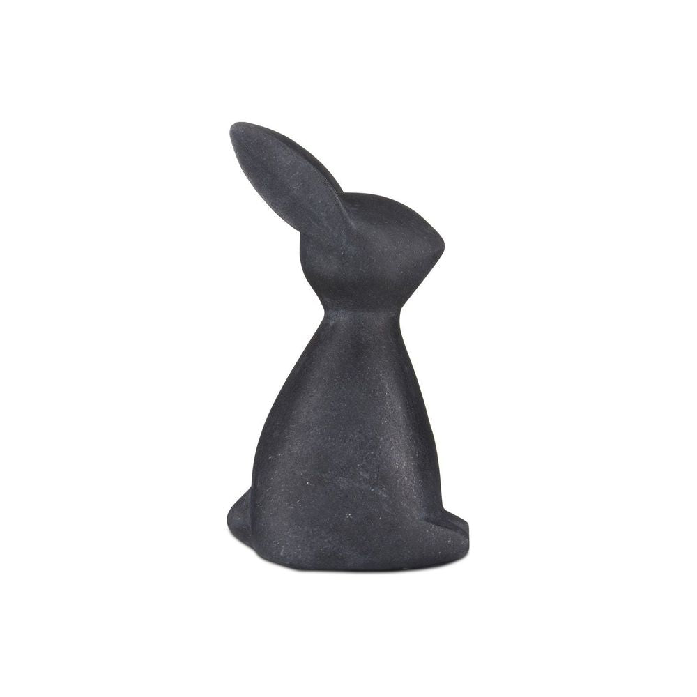 Decorative Objects Black Marble Rabbit