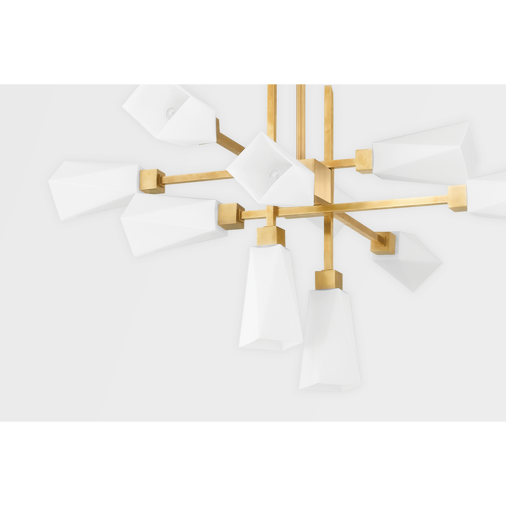 Artemis Chandelier - Vintage Brass 10 Lights 45.75in