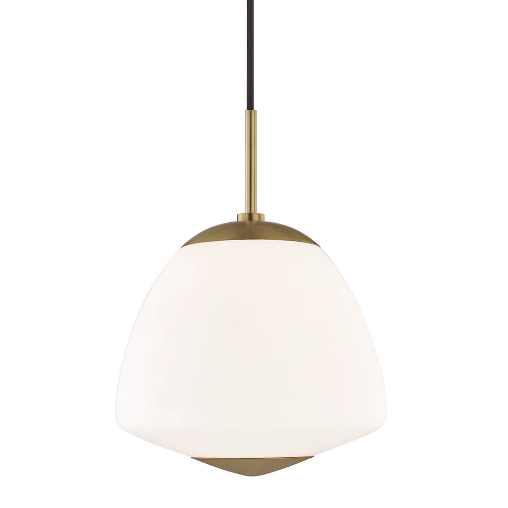 Jane 1 Light Large Pendant-Mitzi-HVL-H288701L-AGB-PendantsAged Brass-1-France and Son