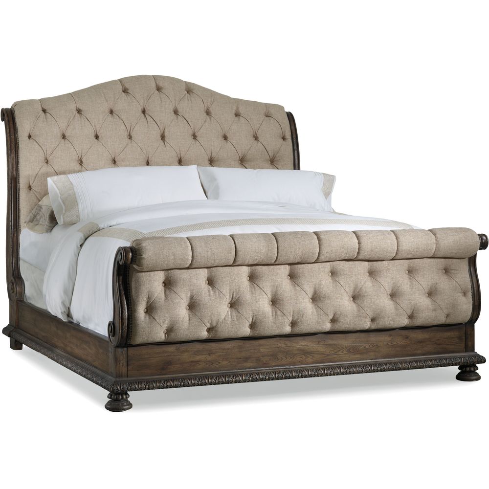 Beds Rhapsody Tufted Bed - Ecru