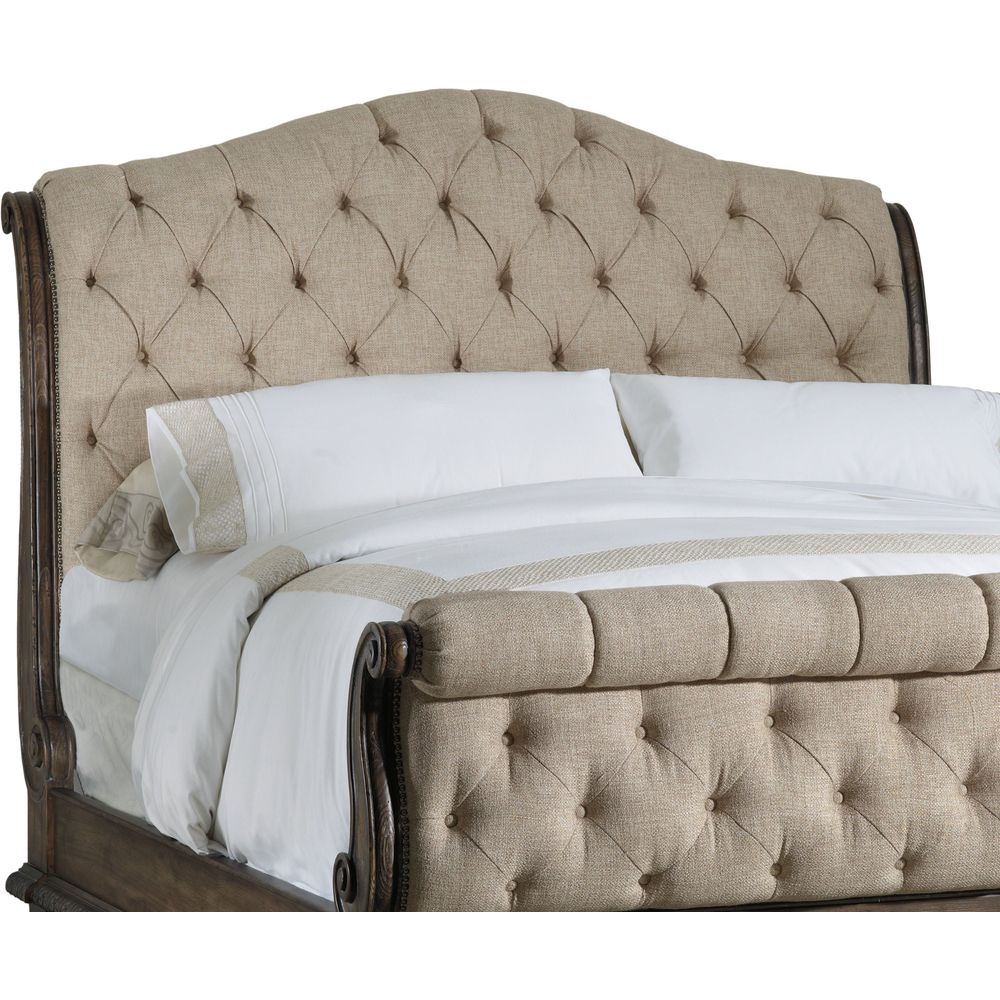 Beds Rhapsody Tufted Bed - Ecru