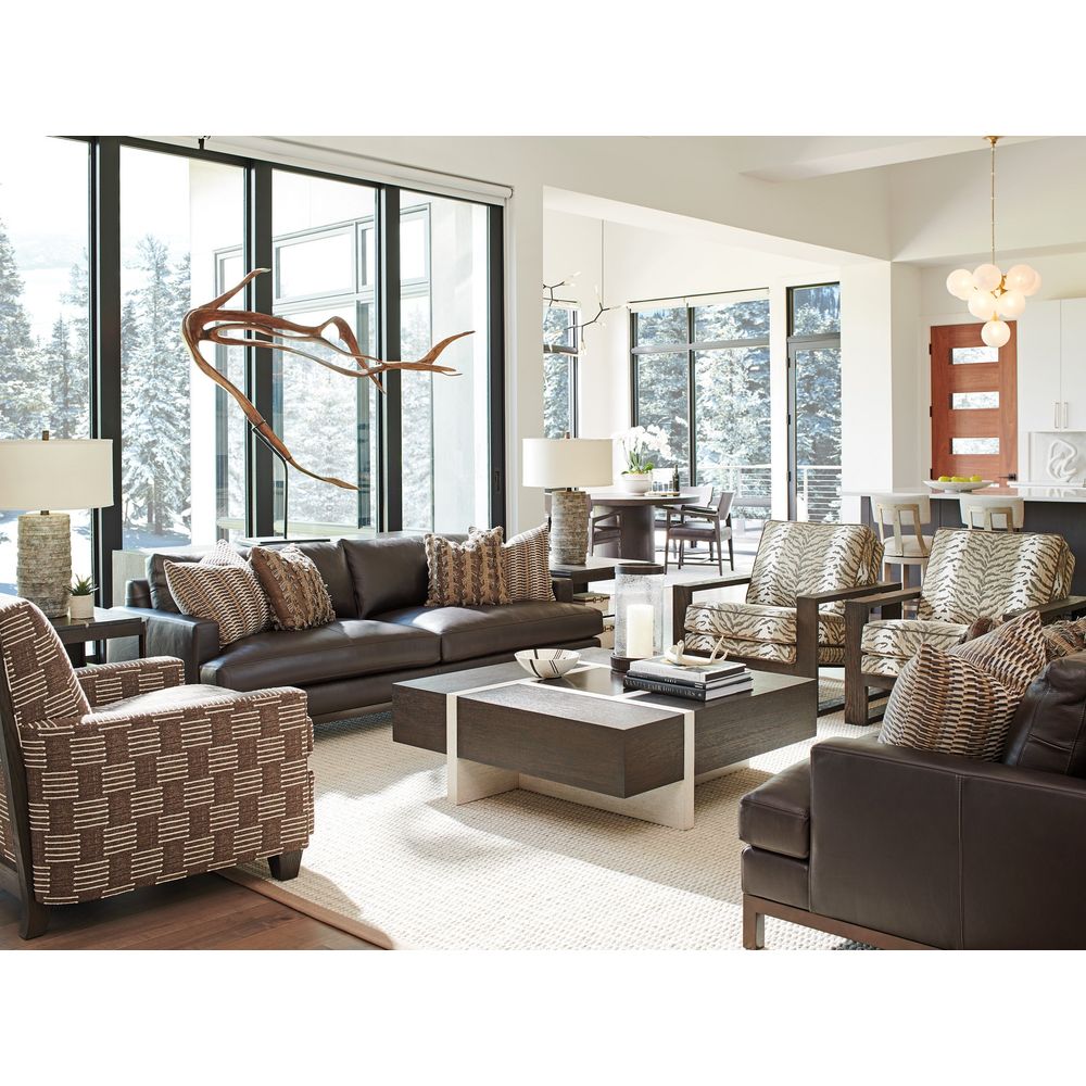Horizon Leather Sofa - Bronze