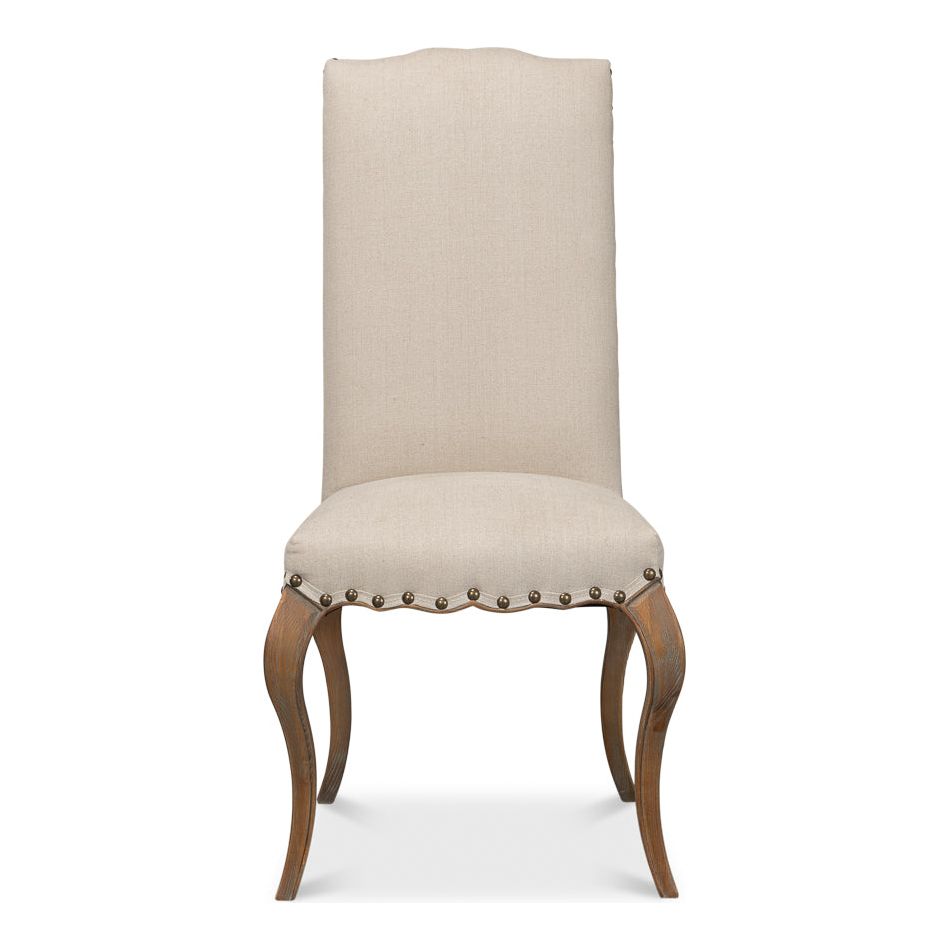Thorne Side Chair-SARREID-SARREID-53777-Dining ChairsBeige Traditional-6-France and Son