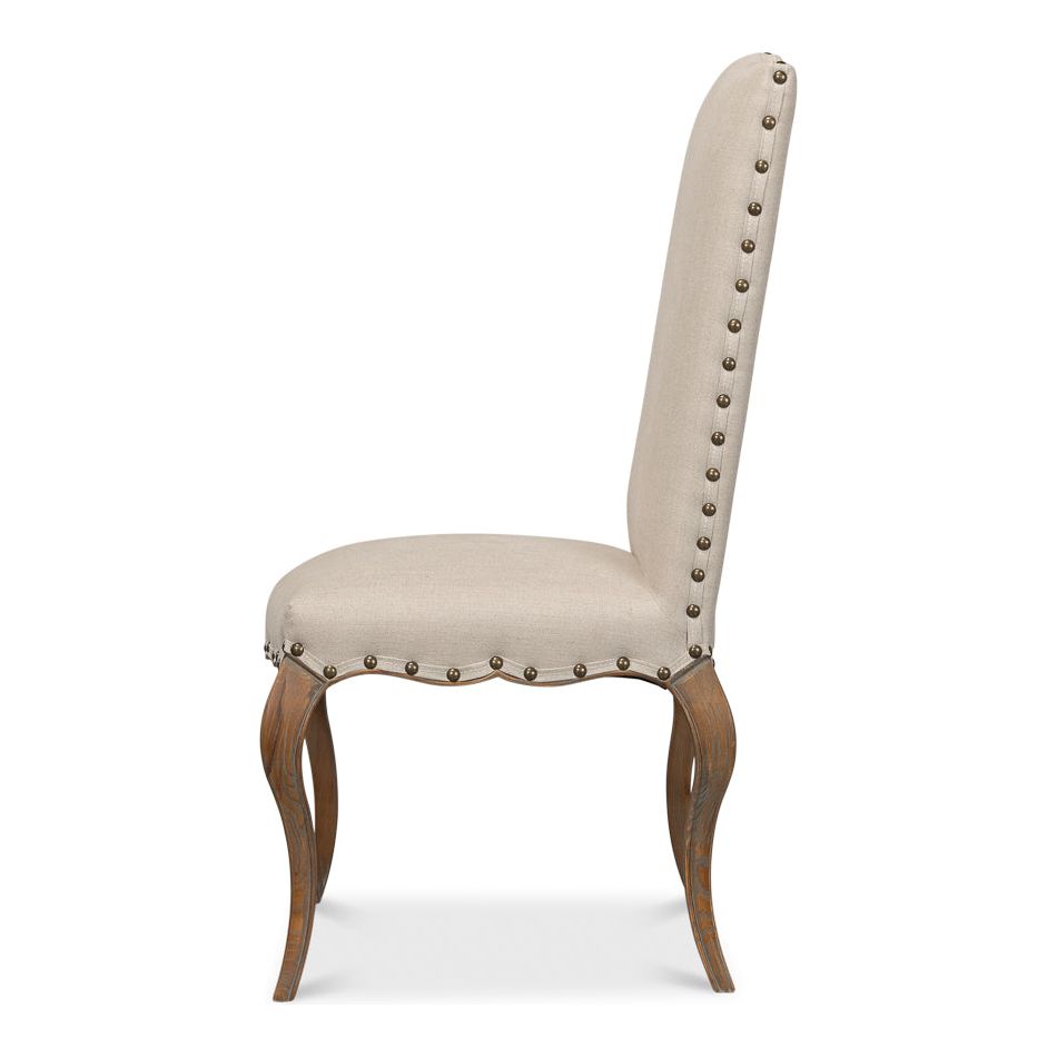 Thorne Side Chair-SARREID-STOCKR-SARREID-29083-Dining ChairsBlue Traditional-7-France and Son