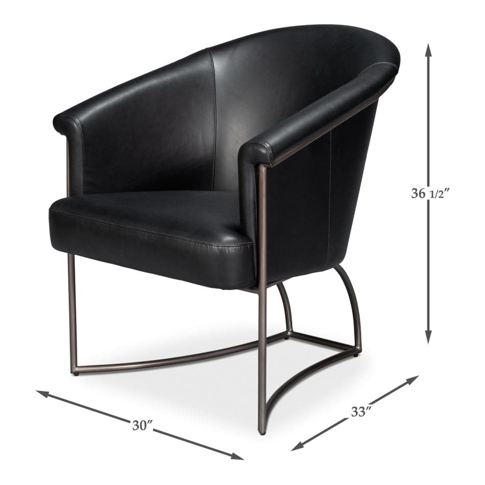 Nagel Distilled Leather Chair