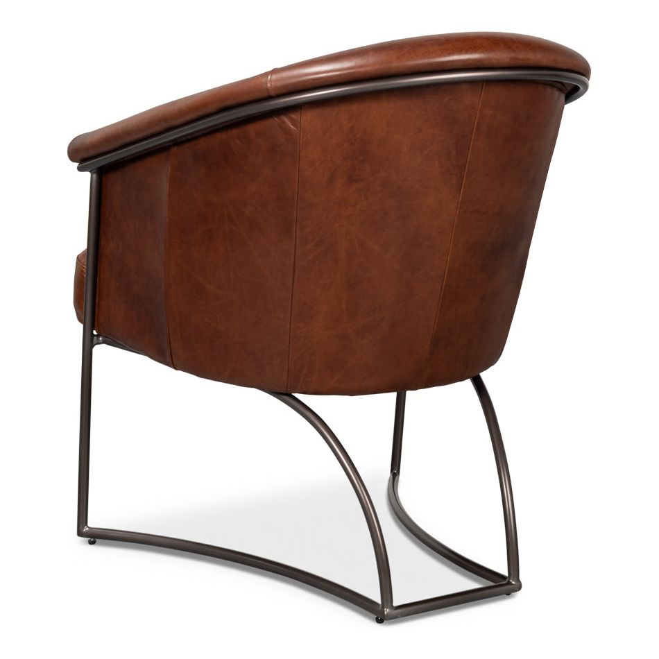 Nagel Distilled Leather Chair