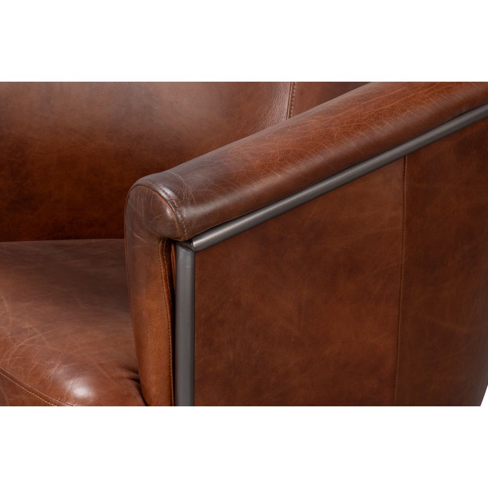 Nagel Distilled Leather Chair