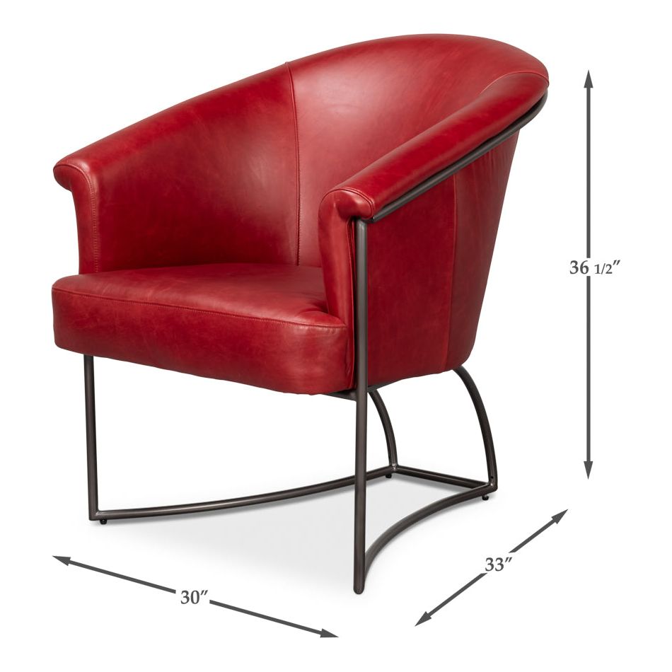 Nagel Distilled Leather Chair