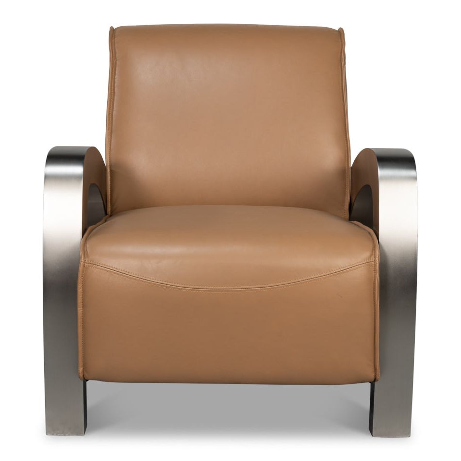 Carlisle Armchair Leather Onyx Black