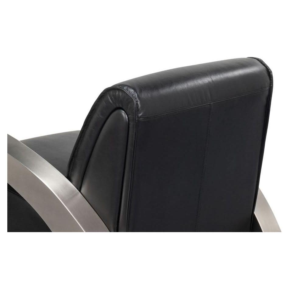 Carlisle Armchair Leather Onyx Black