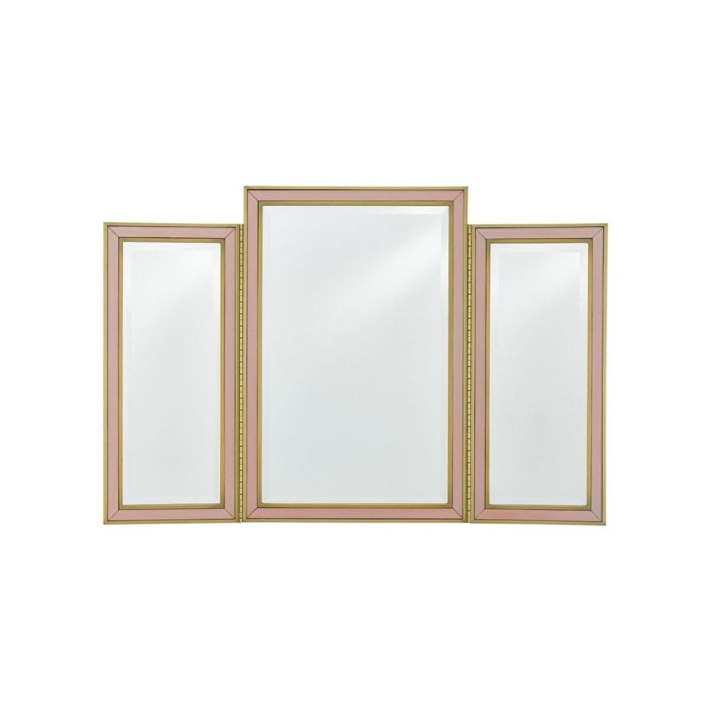 Standing Mirrors Arden Triple Pink Vanity Mirror