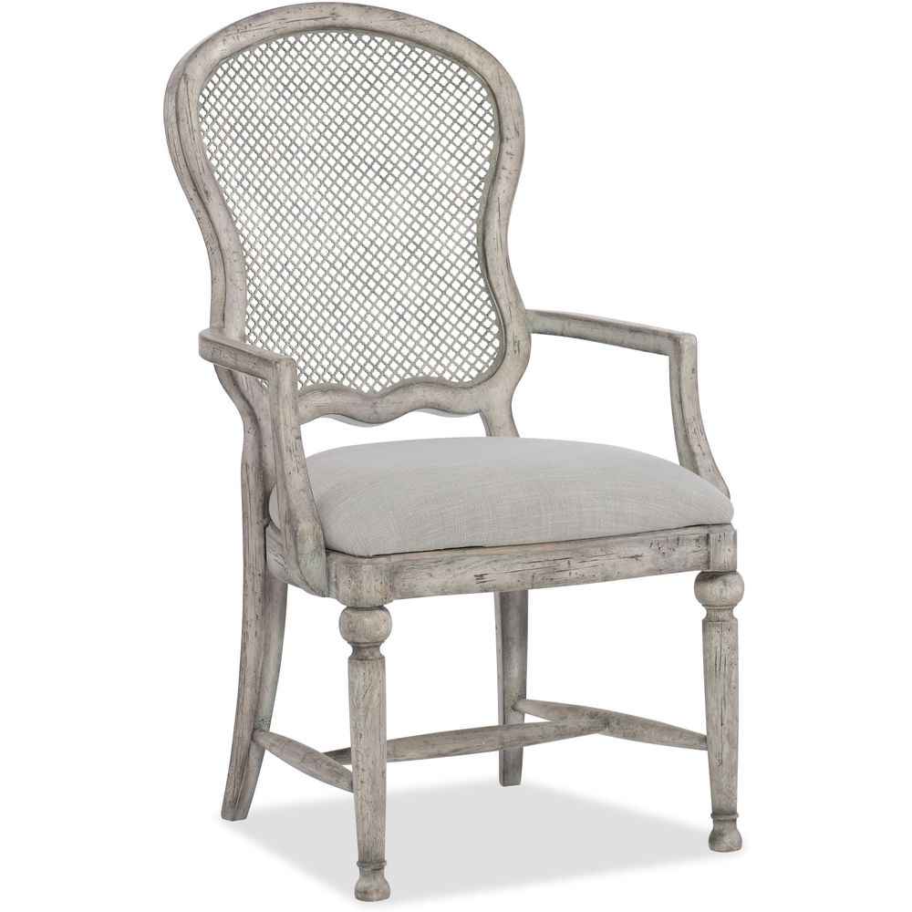 Dining Chairs Boheme Gaston Metal Back Arm Chair