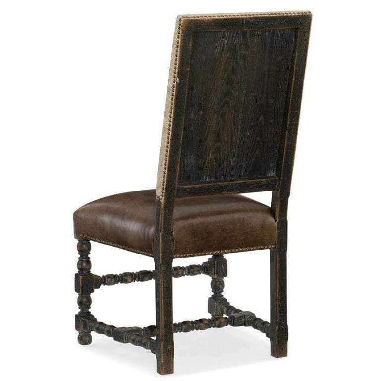 Comfort Upholstered Side Chair-Hooker-HOOKER-5960-75410-BLK-Dining Chairs-3-France and Son