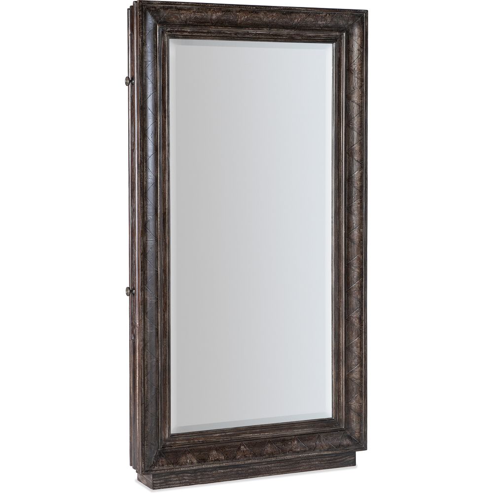 Traditions Floor Mirror w/hidden Jewelry Storage