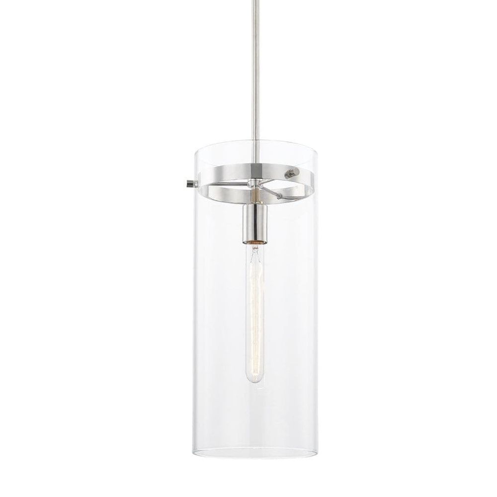 Haisley - 1 Light Pendant-Mitzi-HVL-H756701L-PN-PendantsPolished Nickel-Large-3-France and Son