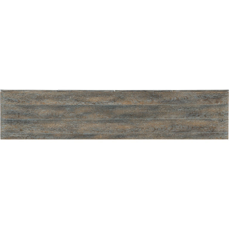 Florence Four Door Credenza - Brown Grey Natural - Wood Resin