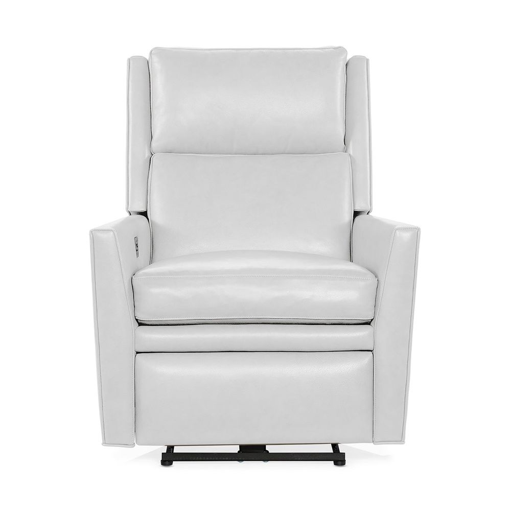 Lounge Chairs: Recliners Cloud Zero Gravity Sky Recliner w/ Power Headrest in Bleached White Leather [$500 Gift Card w/ Purchase!]