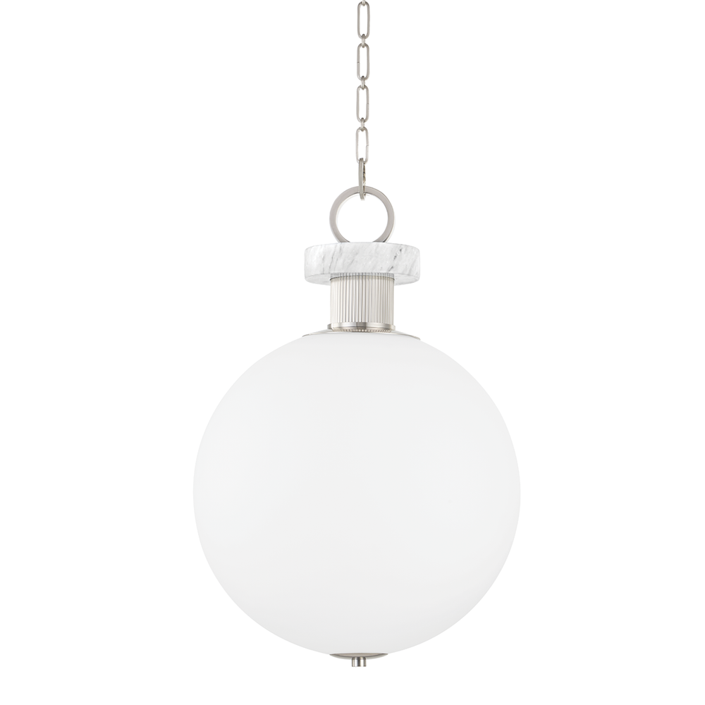 Haru 1 Light Large Pendant-Corbett Lighting-CORBETT-395-18-BN-PendantsBurnished Nickel-1-France and Son