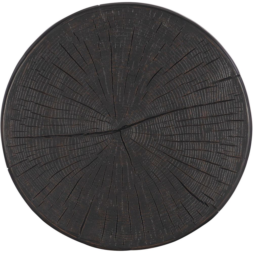 Carved Stump Side Table